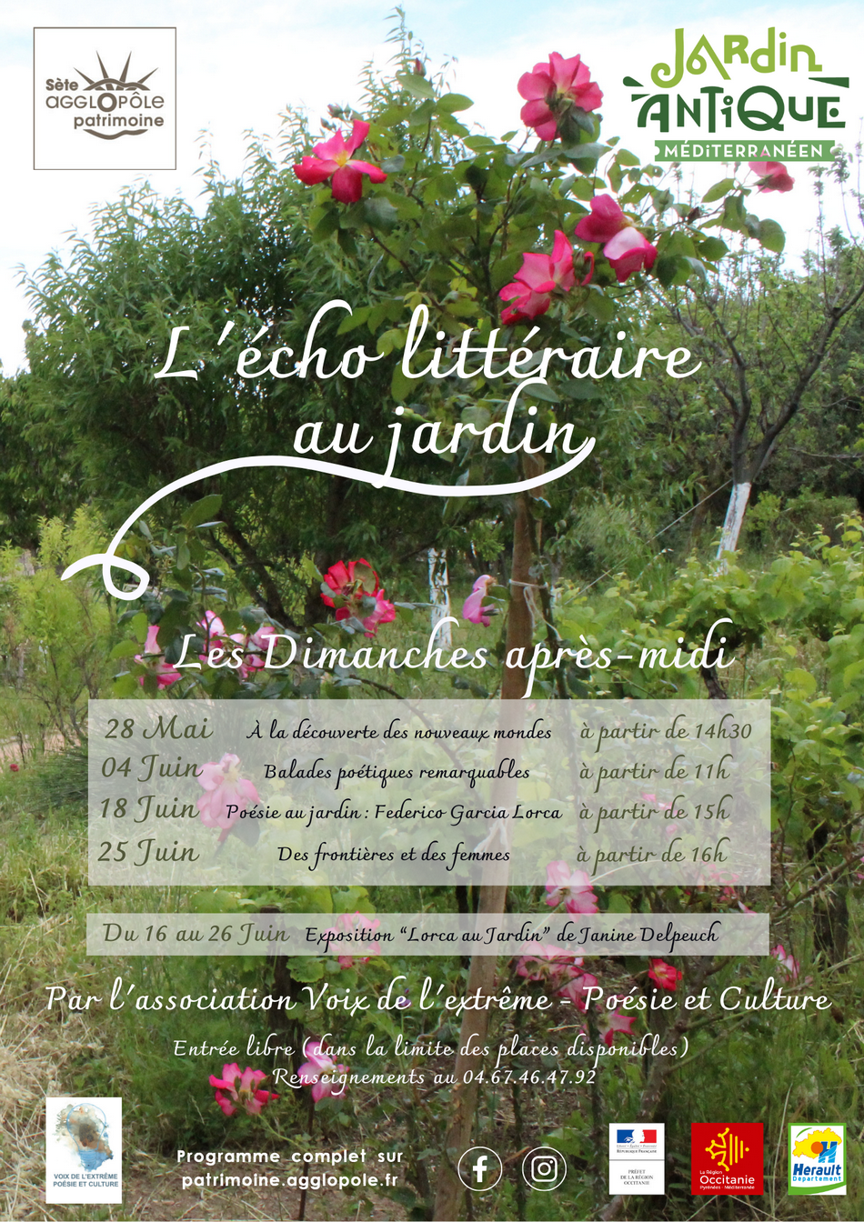 L'ÉCHO LITTÉRAIRE AU JARDIN : BALADES POÉTIQUES AU COEUR DES ESSENCES